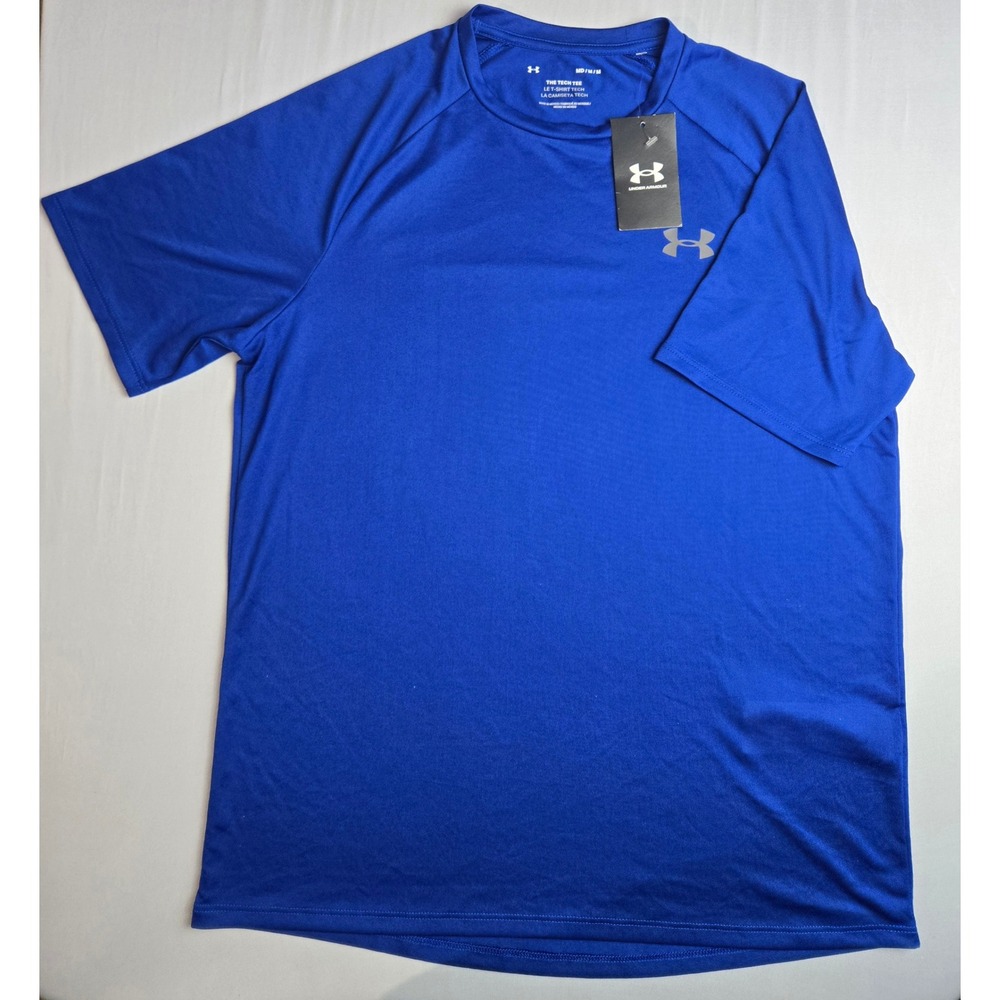 Under Armour Men UA Tech 2.0 Short Sleeve Tee Royal Blue 1326413 Medium NWT